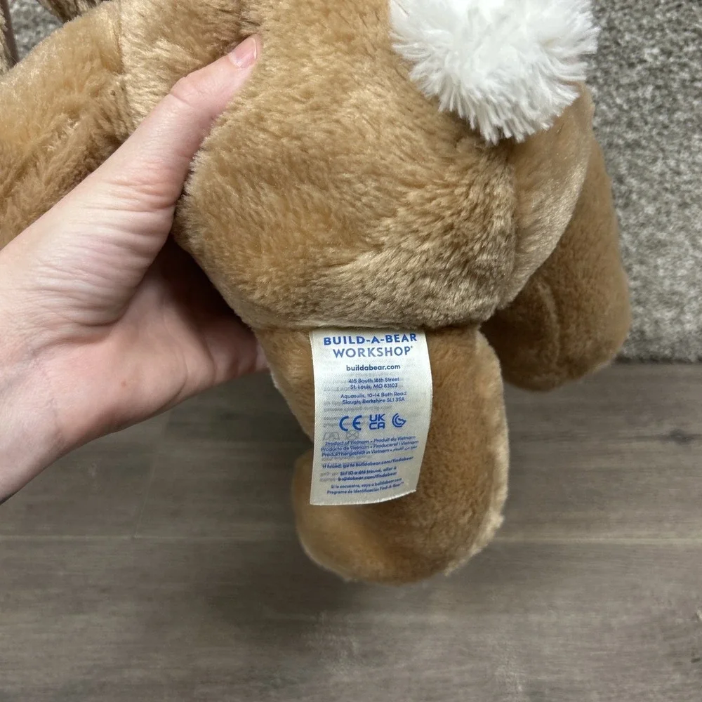 Build A Bear Workshop Pawlette Tan Bunny Rabbit Plush Floppy Ears 15 inch
